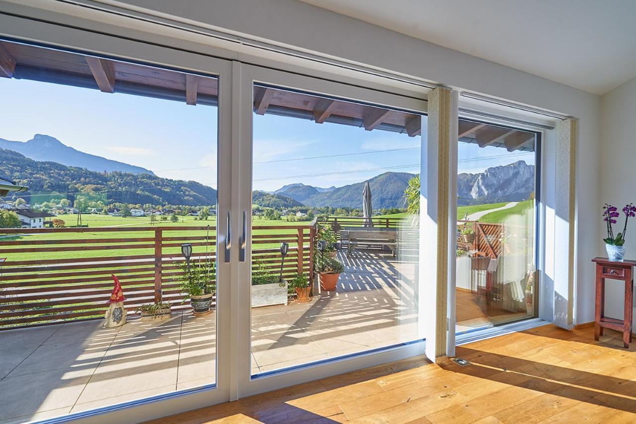 Bergblick Acht Mondsee Innerschwand Kültér fotó