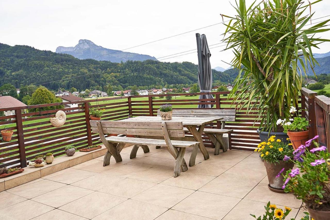 Bergblick Acht Mondsee Innerschwand Kültér fotó